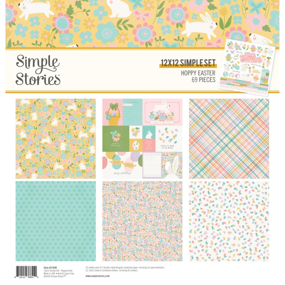 Hoppy Easter - Simple Set von Simple Stories 30,5x - zum Schließen ins Bild klicken